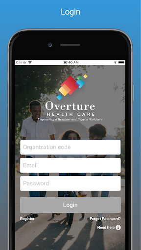 Android application Overture Health Care screenshort
