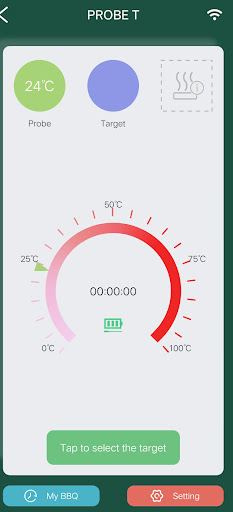 PROBE TEMP Screen 2