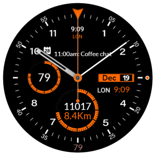 CC Black Analog Watch Face for PC / Mac / Windows 11,10,8,7 - Free ...