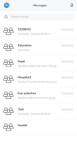 Android application Couch huddle screenshort