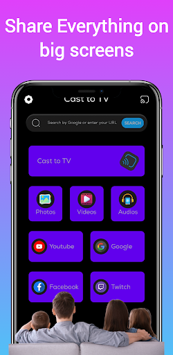 Android application Cast to TV Chromecast screenshort
