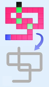 Line Path Maze Puzzle Game