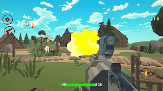 Chicken FPS Offline Gun Game 2 - Screenshot 2