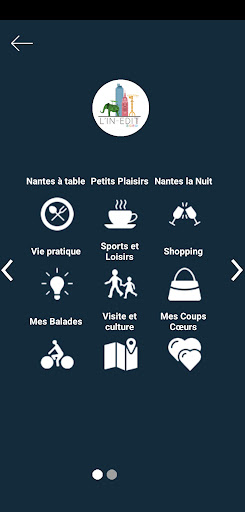 Android application L'In-Édit de Nantes screenshort