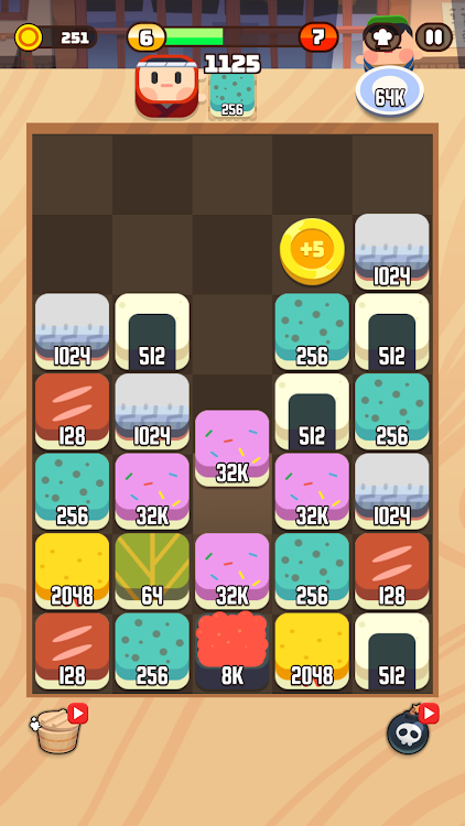 Sushi Drop : 2048 Merge Puzzle - 1.3.1 - (Android)