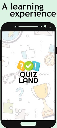 Android application QUIZ LAND screenshort