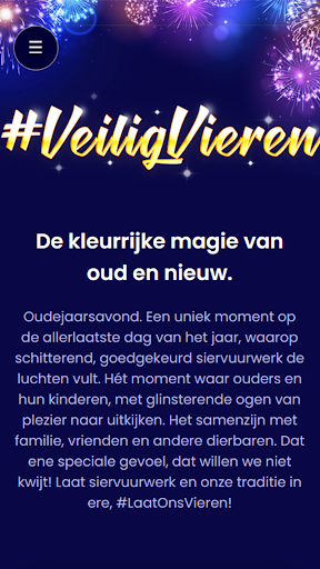 Android application VeiligVieren screenshort