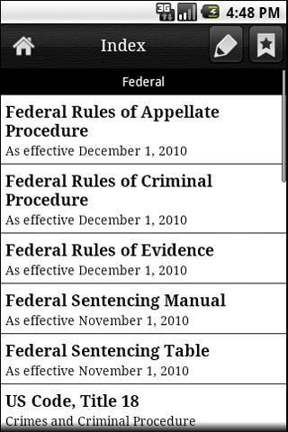Android application TCDLA screenshort