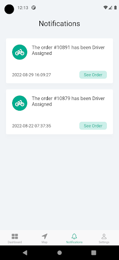 Zero Grocery Driver Screen 3