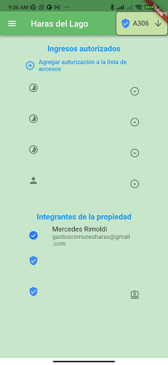Android application Haras del Lago screenshort