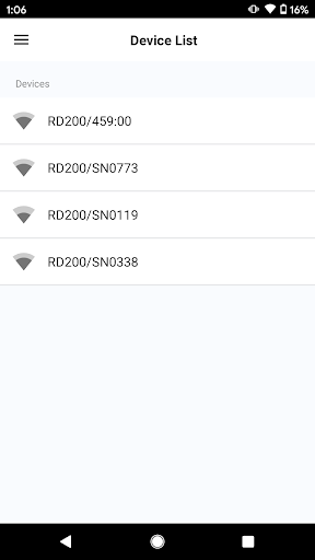 Android application RadonEye screenshort