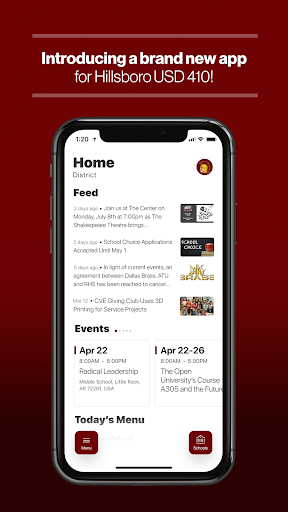 Android application Hillsboro USD 410, KS screenshort