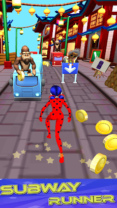 Ladybug Run Princess Endless 3Dのおすすめ画像1