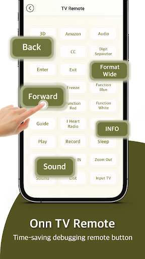 Remote for Onn TV Screen 3