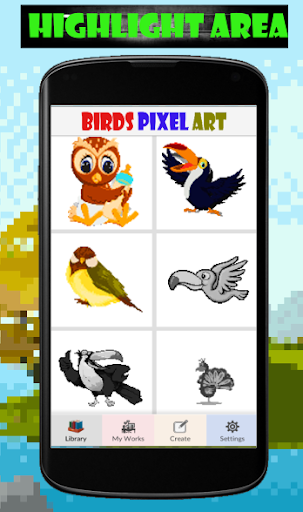 Birds Color By Number Screen 2