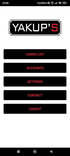 Android application Yakups Kargo screenshort