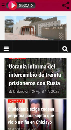 Radio Santa Fe Tucume Screen 2
