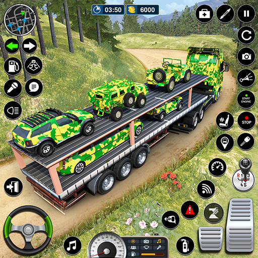 Real Army Vehicle Transport 3D