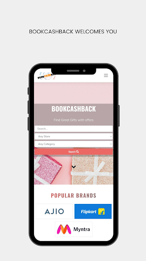 Android application Bookcashback - Gifts offers screenshort