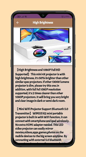 wimius k2 projector guide Screen 2