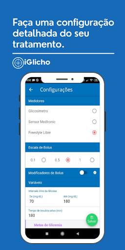 iGlicho - Cuide do diabetes! Screen 2