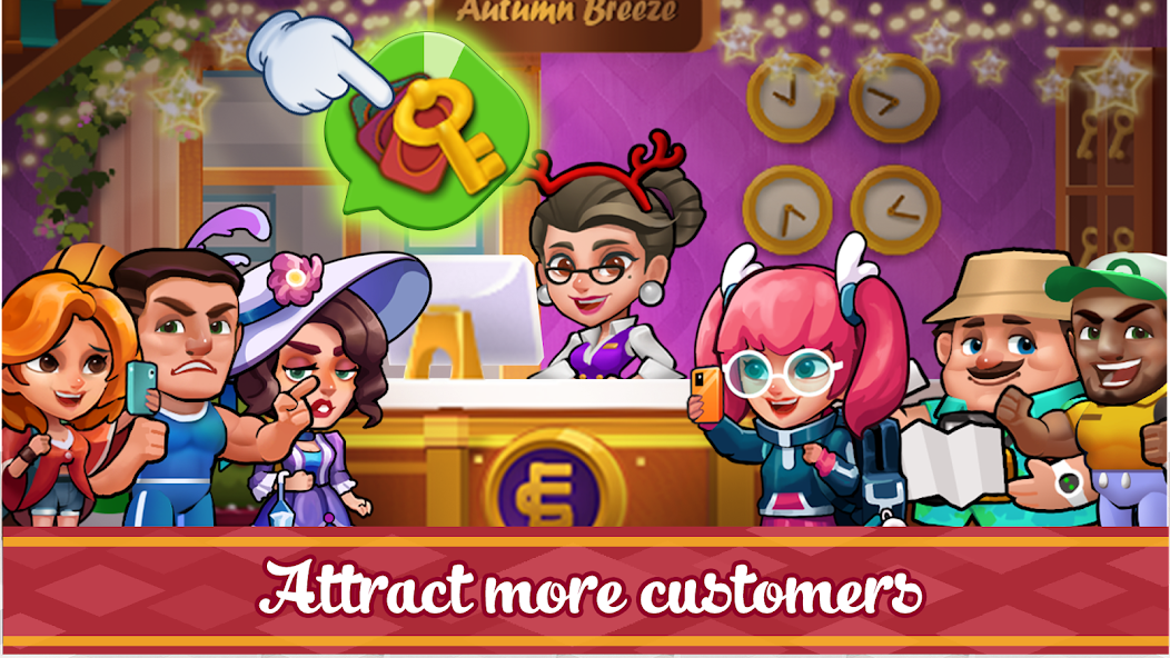Hotel Tycoon: Grand Hotel Game 1.0.6 APK + Mod (Unlimited money) untuk android