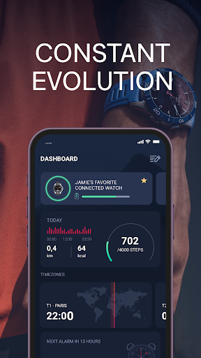 Android application Tissot Connected screenshort