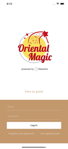 Android application Oriental Magic Nantwich screenshort