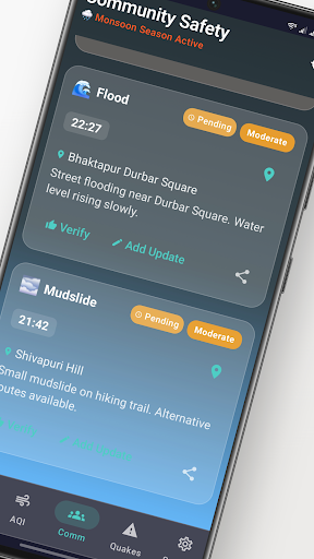 Rain Nepal - Weather & Safety Screenshot 2 - AppWisp.com