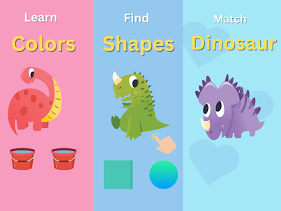 Dinosaur games kids age 2-5
