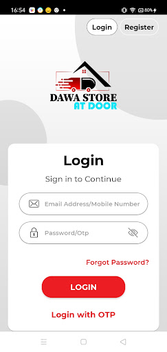 Android application Dawa Store Deliveryboy screenshort