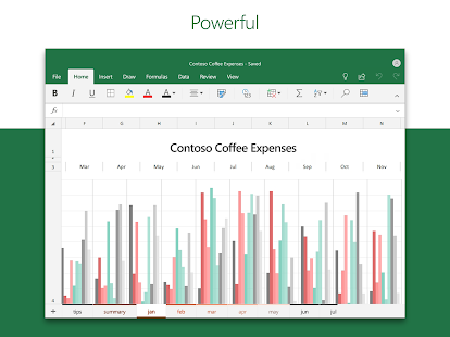 Microsoft Excel: View, Edit, & Create Spreadsheets Varies with device APK screenshots 6