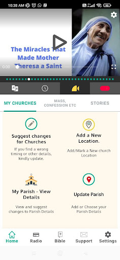 Android application Divine Blizz: Mass Timings App screenshort