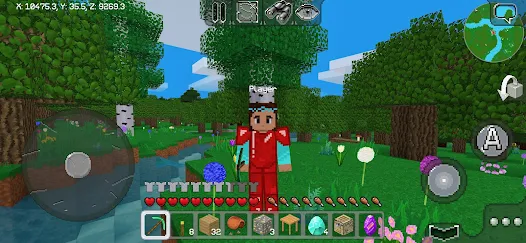 Mine Blocks Minecraft like game Explore Mine Build Fight Eat and