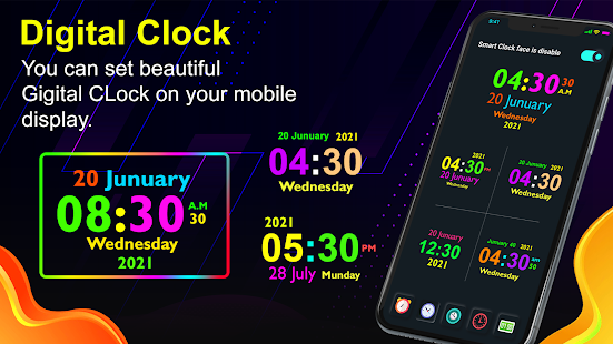 Smart Clock AOD Night Watch 1.0.14 APK screenshots 4