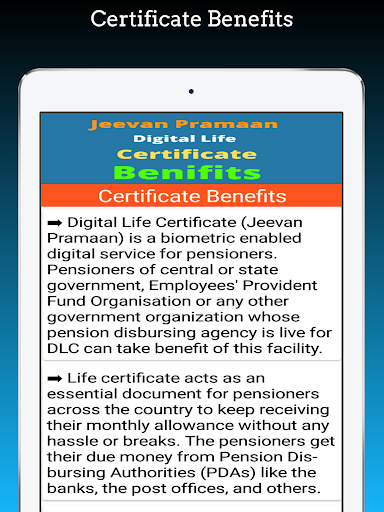 JeevanLife Benfits Certificate