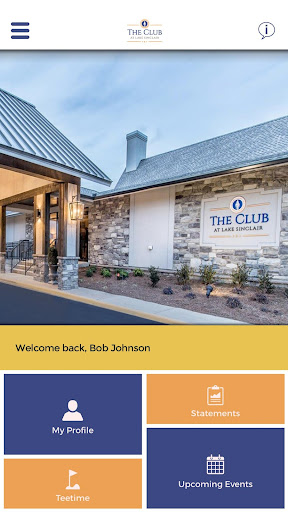 Android application The Club at Lake Sinclair screenshort