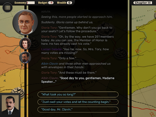 Screenshot of Suzerain