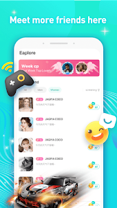 LightChat -Voice Chat &amp; Meet &amp; Party Rooms