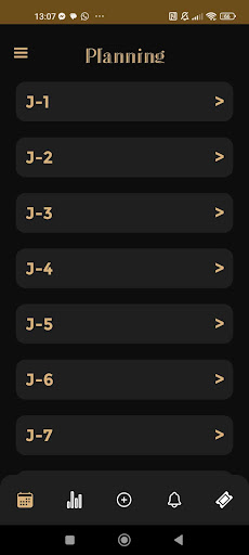 Android application Integ UTC screenshort