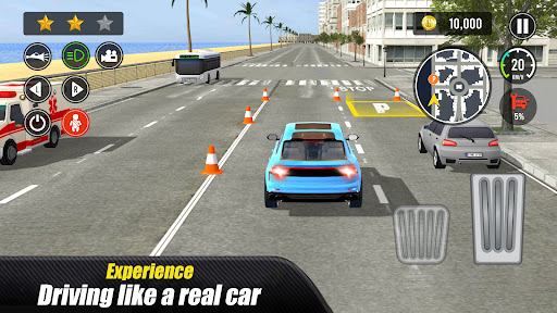 Real Car Driving School Game 3