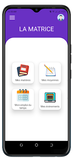 Android application La Matrice screenshort