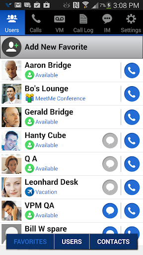 Android application ViewPoint Mobile screenshort