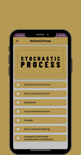 Stochastic Process Screen 3