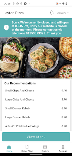 Layton Pizza Screen 2