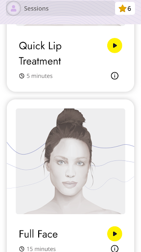 Android application myoliftQT screenshort