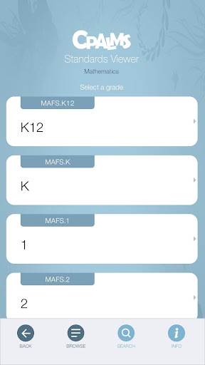 CPALMS Standards Viewer Screen 2