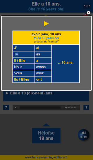 Learn French - A1 / Module 1 Screen 3