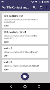 Imágen 1 Vcf File Contact Import android