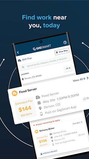 Screenshot of GigSmart Get Gigs